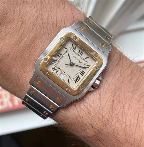 santos de cartier original|cartier santos vintage.